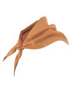 PAÑUELO TRIANGULAR. NARANJA CLARO