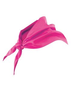 PAÑUELO TRIANGULAR. FUCSIA 2
