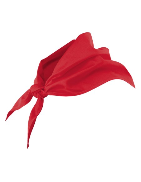 PAÑUELO TRIANGULAR. ROJO CORAL