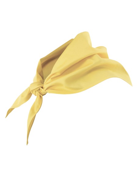 PAÑUELO TRIANGULAR. AMARILLO CLARO