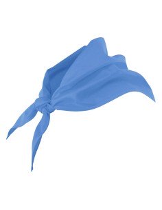 PAÑUELO TRIANGULAR. CELESTE