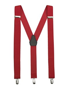 TIRANTE ELASTICO 30 MM ANCHO. ROJO