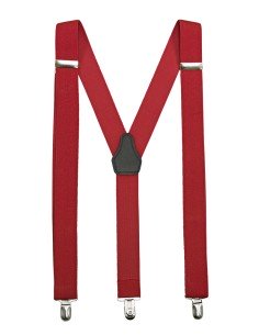 TIRANTE ELASTICO 30 MM ANCHO. ROJO