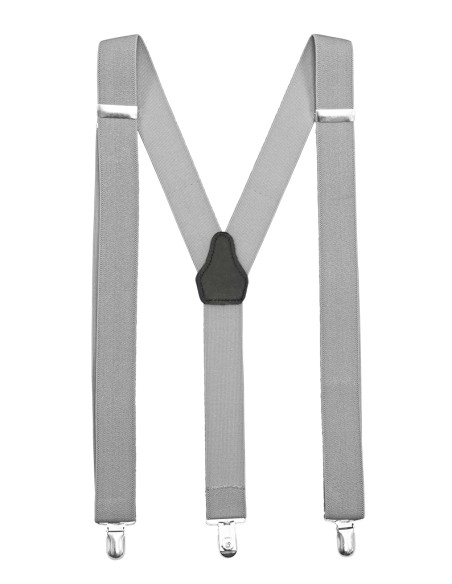 TIRANTE ELASTICO 30 MM ANCHO. GRIS HIELO