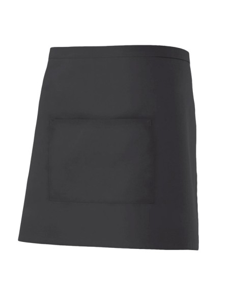 DELANTAL CORTO. NEGRO