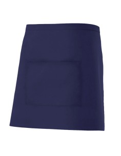 DELANTAL CORTO. AZUL MARINO