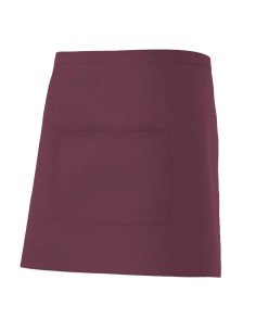 DELANTAL CORTO. GRANATE 2