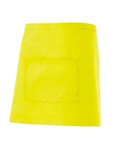 DELANTAL CORTO. AMARILLO FLUOR