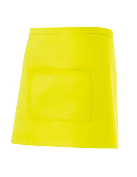 DELANTAL CORTO. AMARILLO FLUOR