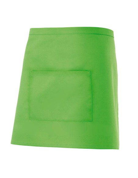 DELANTAL CORTO. VERDE LIMA