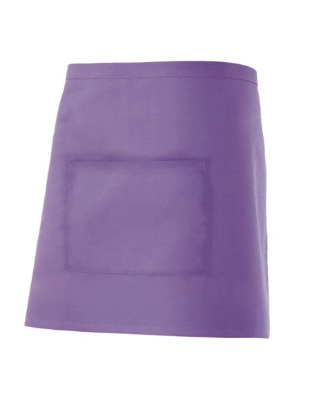 DELANTAL CORTO. MORADO