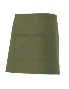 DELANTAL CORTO. VERDE CAZA