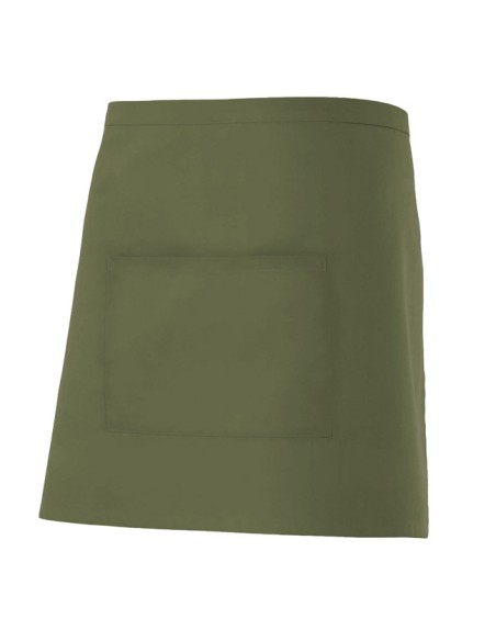 DELANTAL CORTO. VERDE CAZA