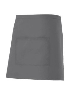 DELANTAL CORTO. GRIS