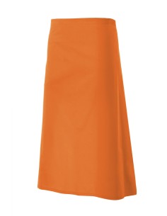 DELANTAL LARGO. NARANJA