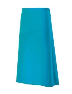 DELANTAL LARGO. TURQUESA CLARO