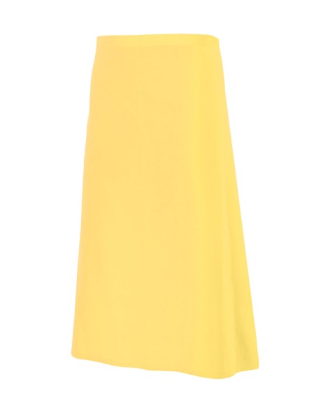 DELANTAL LARGO. AMARILLO CLARO