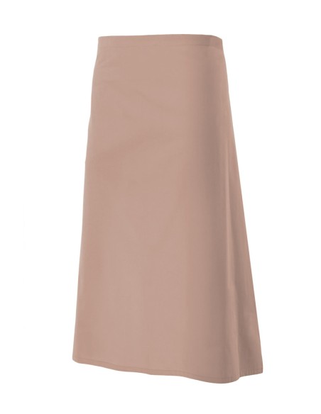 DELANTAL LARGO. BEIGE