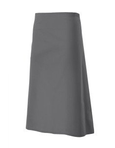 DELANTAL LARGO. GRIS 2