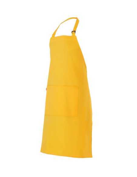 DELANTAL CON PETO. AMARILLO