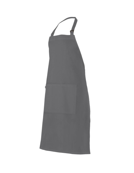 DELANTAL CON PETO. GRIS