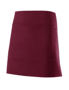 DELANTAL CORTO DE POLIESTER. GRANATE 2