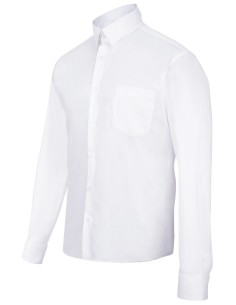 CAMISA HOMBRE STRETCH. BLANCO TALLA S-3XL