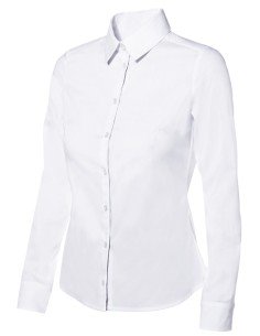 CAMISA MUJER STRETCH. BLANCO TALLA S-2XL 2