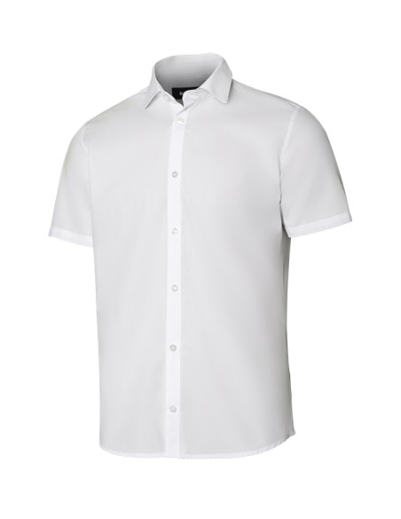 CAMISA MANGA CORTA HOMBRE. BLANCO TALLA S-3XL