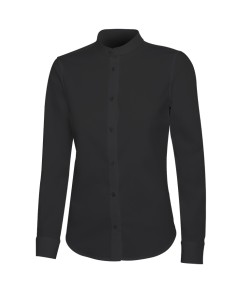 CAMISA MANGA LARGA MUJER. NEGRO TALLA XS-2XL 2