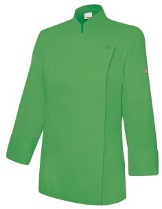 CHAQUETA COCINERA TC. VERDE LIMA 2