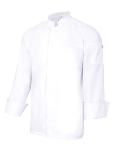 CHAQUETA COCINA CIERRE CENTRAL. BLANCO TALLA 46-64