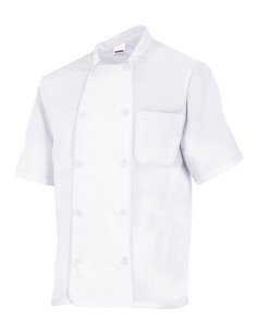CHAQUETA COCINERO MANGA CORTA. BLANCO TALLA 44-64 2
