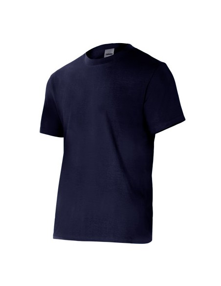 CAMISETA MANGA CORTA. AZUL MARINO TALLA S-3XL