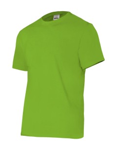 CAMISETA MANGA CORTA. VERDE LIMA TALLA S-3XL 2