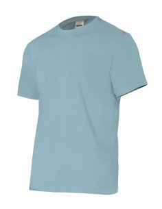 CAMISETA MANGA CORTA. CELESTE TALLA S-3XL