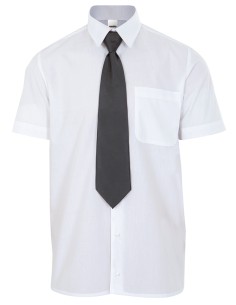 CORBATA CON GOMA. NEGRO