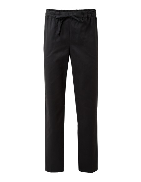 PANTALON PIJAMA CON CINTAS. NEGRO TALLA S-3XL