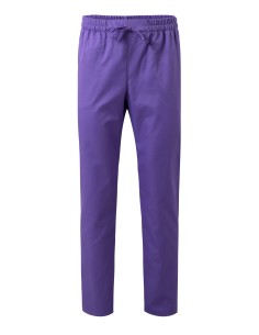 PANTALON PIJAMA CON CINTAS. MORADO TALLA 0-12