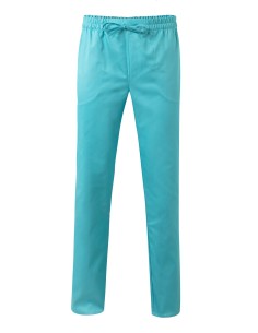 PANTALON PIJAMA CON CINTAS. TURQUESA CLARO TALLA 0-12