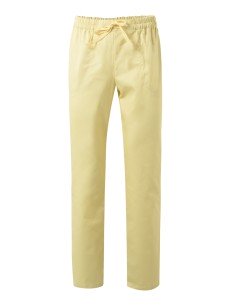 PANTALON PIJAMA CON CINTAS. AMARILLO CLARO TALLA 0-12