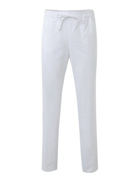 PANTALÓN PIJAMA 100% ALGODÓN. BLANCO TALLA 
XS-3XL