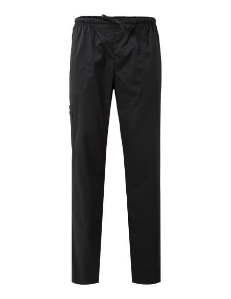 PANTALÓN PIJAMA STRETCH. NEGRO TALLA 
XS-3XL