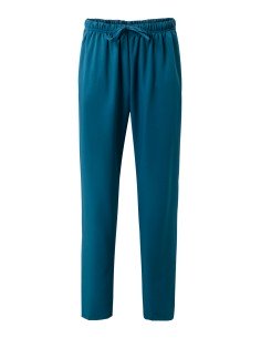 PANTALÓN PIJAMA MICROFIBRA. AZUL OCEANO TALLA 
XS-3XL 2