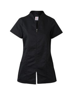 CHAQUETA M C CON CREMALLERA. NEGRO TALLA XS-2XL