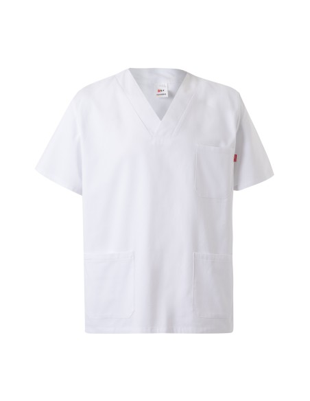 CAMISOLA PIJAMA 100%ALGODÓN MC. BLANCO TALLA XS-3XL