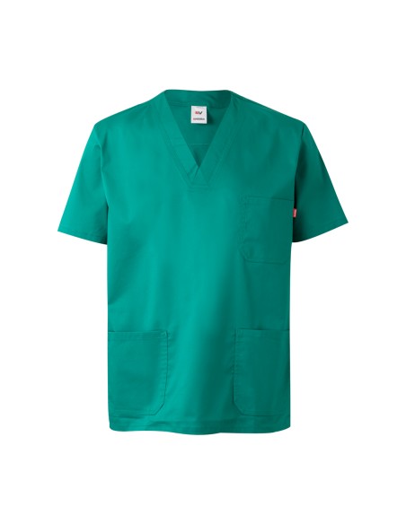 CAMISOLA PIJAMA STRETCH MC. VERDE TALLA XS-3XL