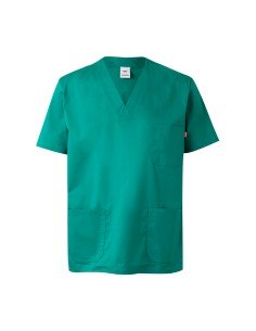 CAMISOLA PIJAMA STRETCH MC. VERDE TALLA XS-3XL 2