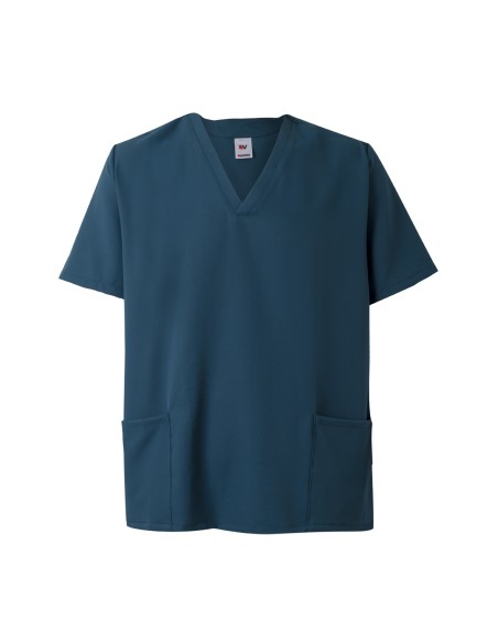 CAMISOLA PIJAMA MICROFIBRA MC. AZUL OCEANO TALLA XS-3XL