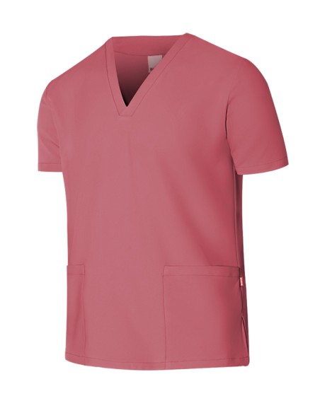 CAMISOLA PIJAMA MICROFIBRA MC. ROSA FRESA TALLA XS-3XL